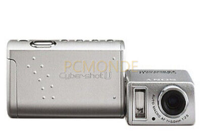 Rare Vintage Sony DSCU50 Cybershot 2MP Digital Camera - Silver (DSC-U50/S)