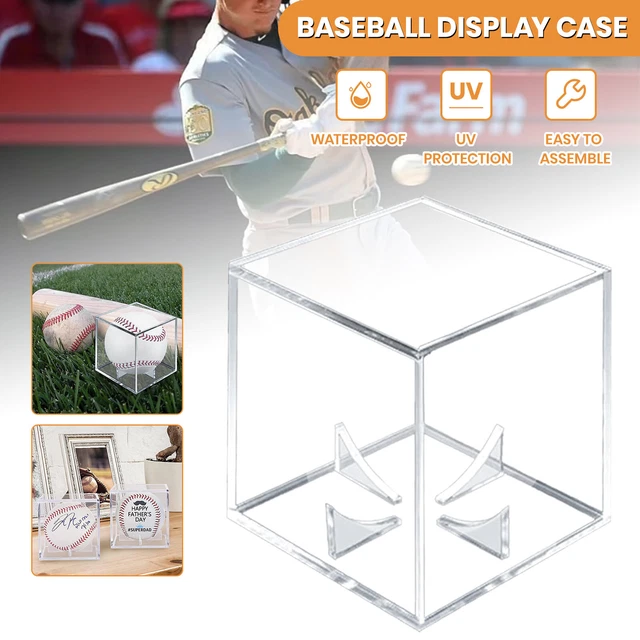 QUALITY ACRYLIC BASEBALL Box Display Golf Tennis Ball Transparent Case