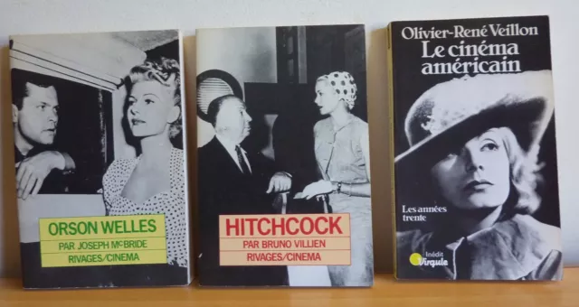 Cinéma * Lot de 7 livres * Sadoul Orson Welles Hitchcock Bunuel, etc. Voir liste