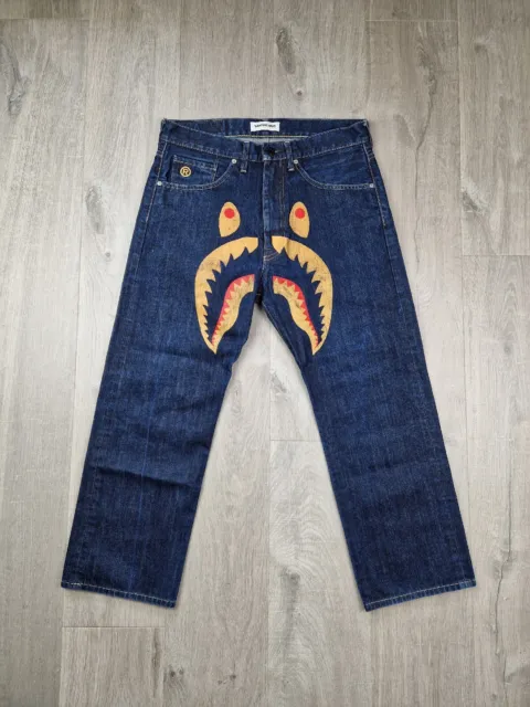 Bape Shark Jeans - WGM - Medium - New RRP £395 