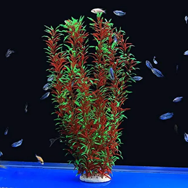 Alegi Large Aquarium Plants Artificial Plastic Fish Tank Decoration Ornaments 21