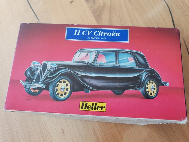Maquette Citroën Traction Avant Heller à L'échelle 1/43 - Occasion En Bon état
