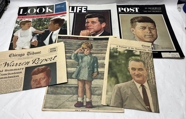 14 VINTAGE KENNEDY Magazines Life-Post-Look $69.75 - PicClick CA