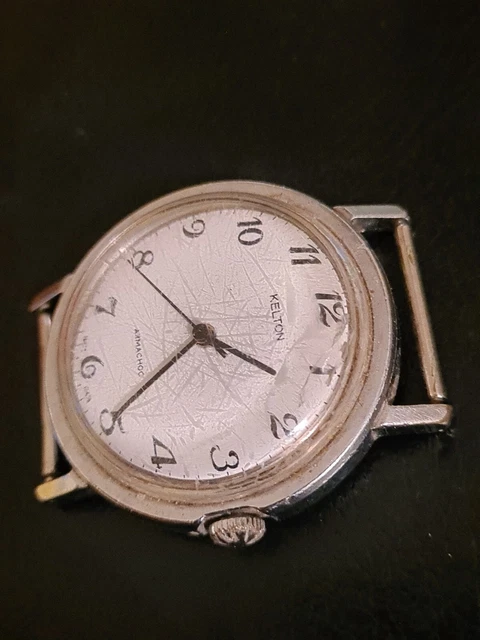 Montre Mécanique KELTON Vintage - Boîtier Argenté Sans Bracelet - Pour Pièces
