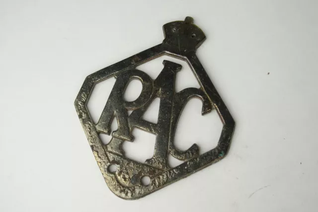 alte Auto Plakette - RAC -  royal automobile club