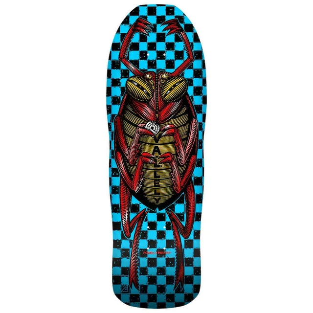 POWELL PERALTA BUG Skateboard Deck Blue Red VCJ Art NOS