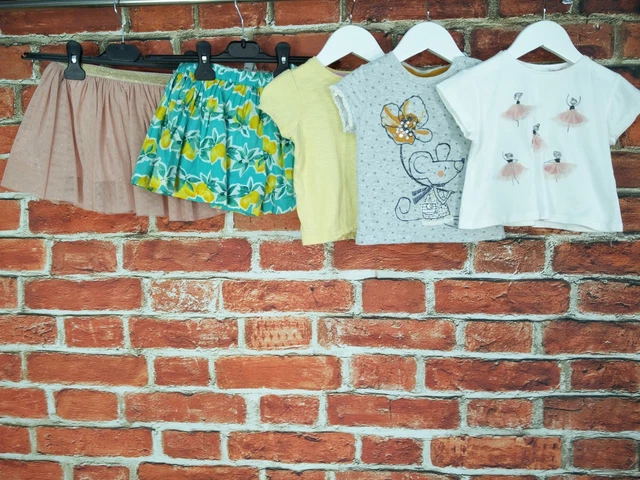 Baby Girls Bundle Age 9-12 Months Next Zara Mothercare Skirt Tutu T-Shirt 80Cm