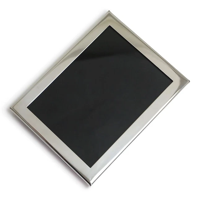 Tiffany & Co. PEWTER Mini Photo Stand Silver Black W8.5cmxH11cm Free Shipping