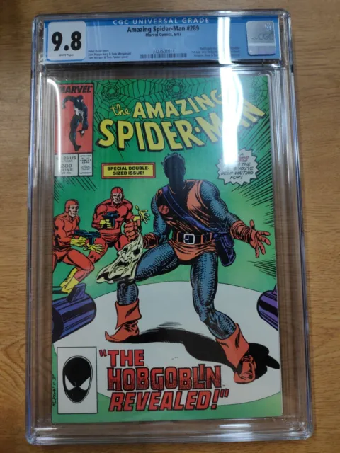Amazing Spider-Man #289 CGC 9.8 1st Ned Leeds Revealed as Hobgoblin!