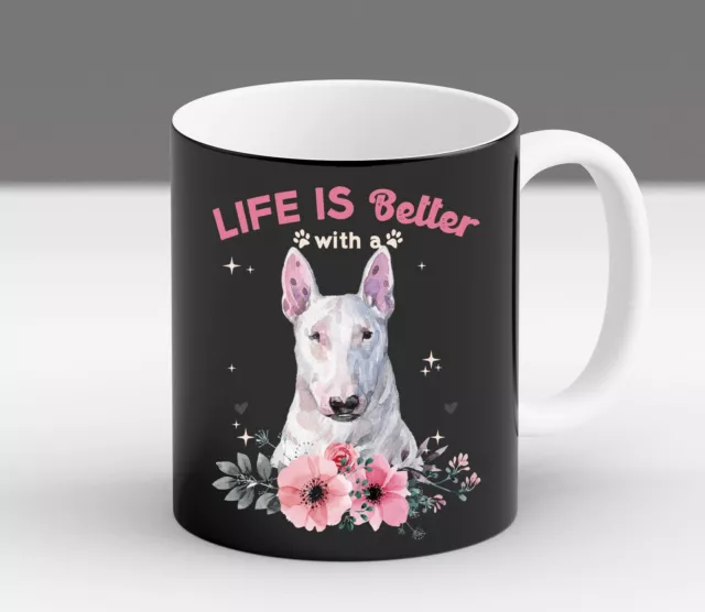 Funny Dog Mom Dad Bull Terrier Gift For Dog Lover Owner Momma Coffee Mug