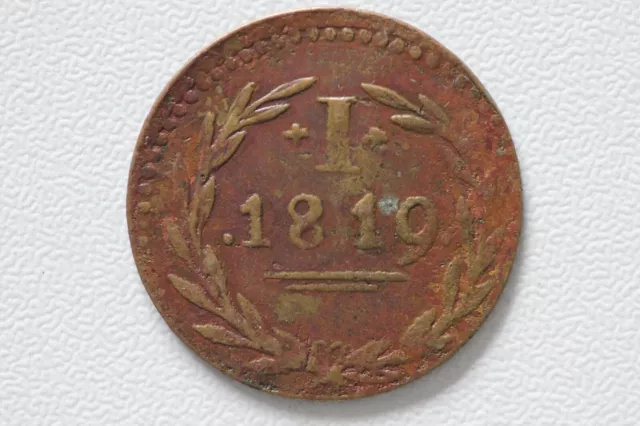 Frankfurt 1 Pfennig 1819 Kupfer 