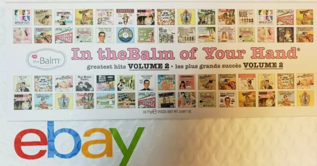 TheBalm In The Balm Of Your Hand greatest hits Vol. 2 Palette Full size Free S/H