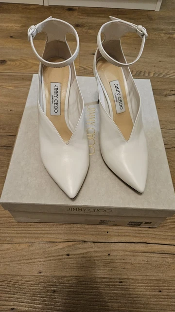 JIMMY CHOO SONIA 85 SIZE 5.5 White EU 38.5 30.00 PicClick UK