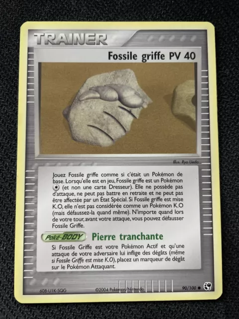 Fossile Griffe Pv 40 Commune - Pokemon 90/100 Ex Tempete De Sable Proche Neuf Fr