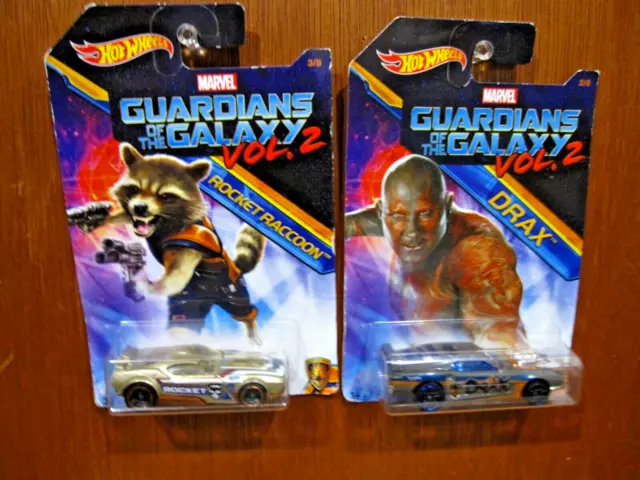 2017=Hot Wheels==Guardians Of The Galaxy==Drax + Rocket Raccoon==See Pictures