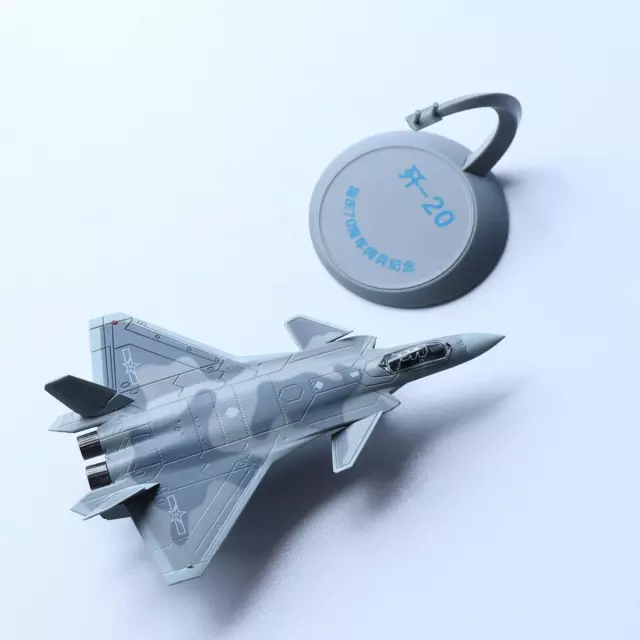 1:144th della Scala Del Metallo Aereo J20 Lega di Aeromobili ABS Fighter Modello 2