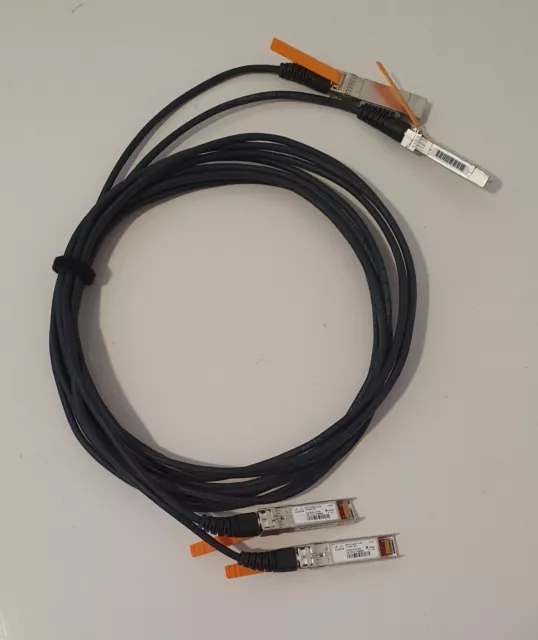 2x Genuine Cisco SFP-H10GB-CU3M Twinax Cable 3m 37-0961-03