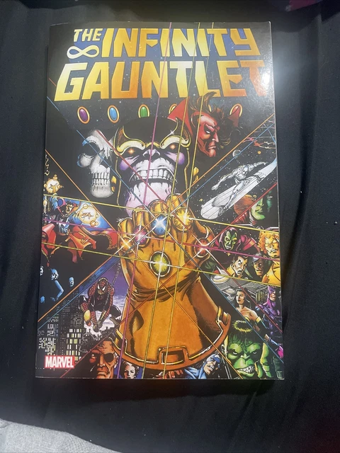 Infinity Gauntlet #1 1991 VF Jim Starlin George Perez Marvel Thanos Comic Book