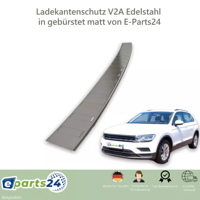 Ladekantenschutz für VW Tiguan 2 II Tiguan ALLSPACE ab 2016- Edelstahl gebürstet