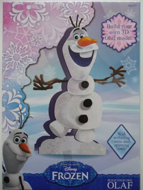 **Brand New Official Disney Frozen Build Your Own Olaf- Arts & Crafts Set**