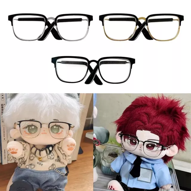 Metal Plush Doll Eyeglasses Photo Prop Doll Accessories Pets Glasses  Dolls