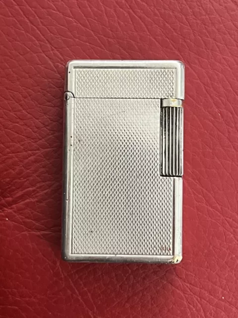 Ancien Briquet DUPONT En Plaqué Argent