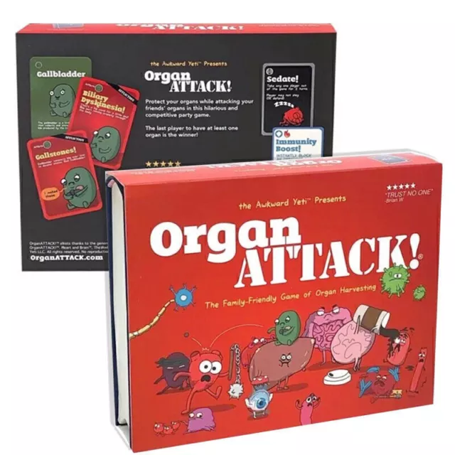 Organ Attack Card Game Board Family Game - Original New Dispatch Adult Kids UK