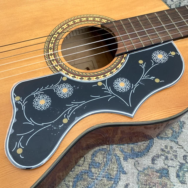 1 X  Acoustic guitar deluxe black 2mm scratchplate pickguard epiphone j200 sj200