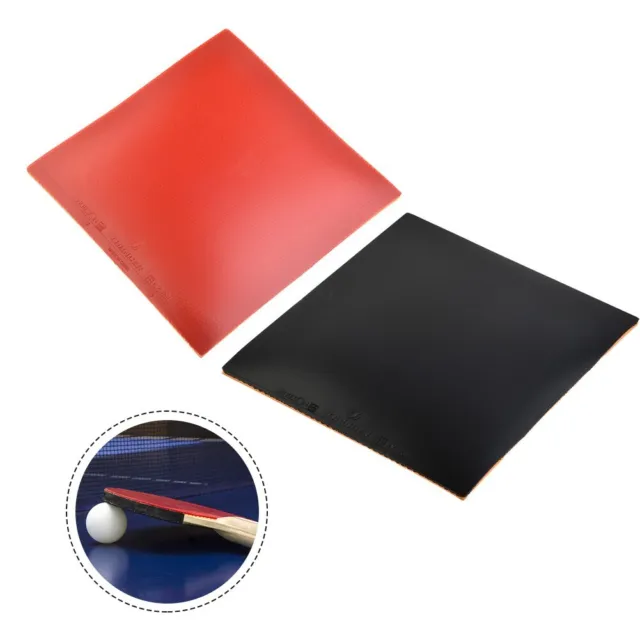 Red/Black Table Tennis Rubber Reverse Adhesive W/Sponge Ping Pong Rubber Cover