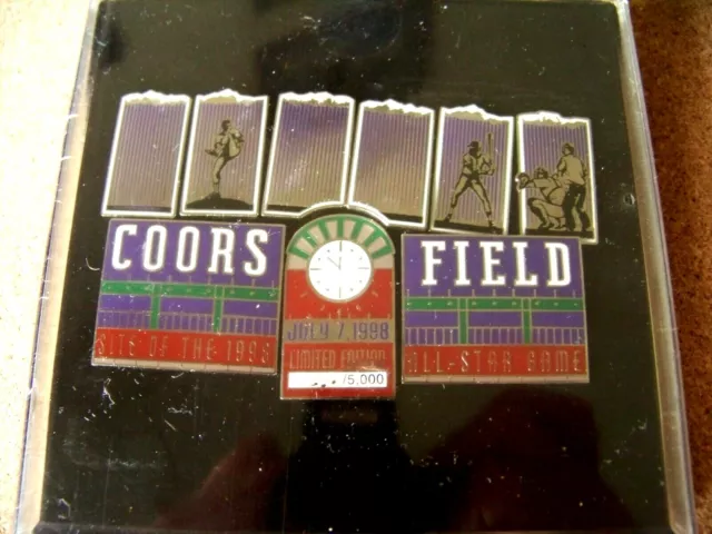 1998 AS All-Star Game 9 piece puzzle pin set Colorado Rockies MLB