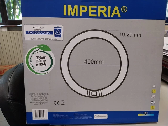 Tubo LED Circolare Silamp 32W - Diametro 400mm, Luce Fredda O Calda - Foto 8