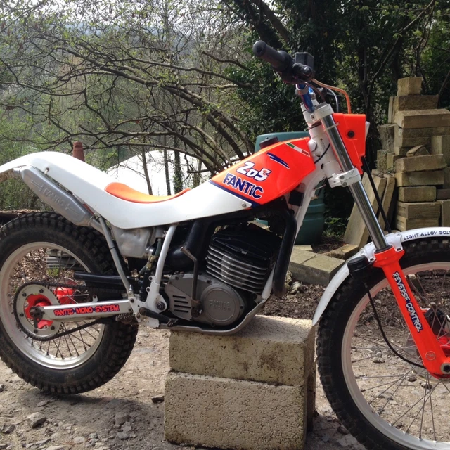 FANTIC 205 TRIALS Bike 1989 Classic PicClick UK