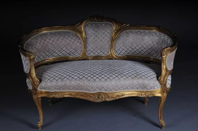 Elegantes Sofa / Kanapee / Couch im Rokoko / Louis XV Stil B-Dom-98 *