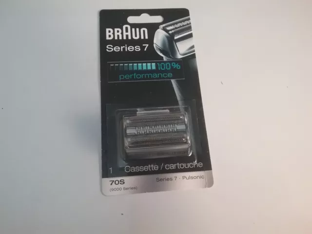 NUEVO casete de repuesto Braun 70S (lámina y cuchillas) para afeitadoras pulsónicas y serie 7