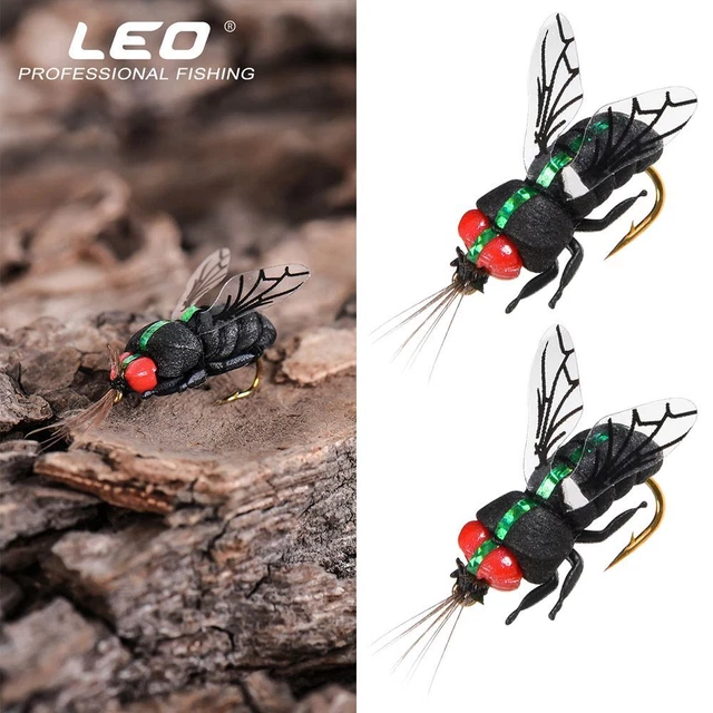 Eupheng - Ganchos De Pesca Con Mosca, Paquete De 100 Unidades, Sin - Foto 6