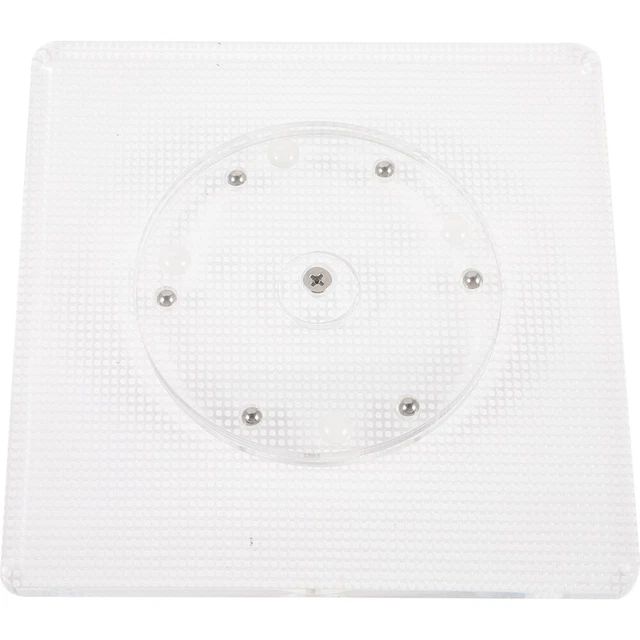 Giradischi Per Torte Rosa – Mini Supporto Rotante In ABS, Diametro 14 Cm, Rotazione 360°. Per Decorare Biscotti E Dolci Fai-da-te.