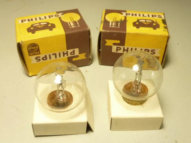 2 Ampoules Lampe Philips ancienne Marque Française Code Européen  36/36W 12V