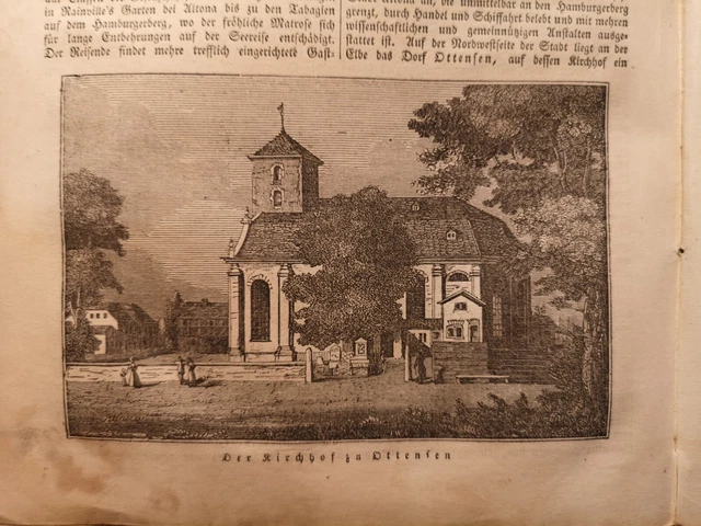 r88 Zeitungsdruck 1835 Hamburg Baumhaus Ottensen