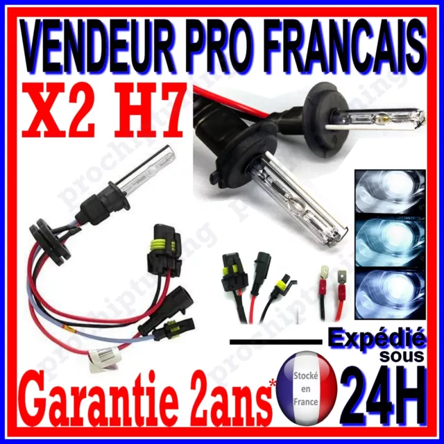 2 Ampoules Au Xenon H1 H7 En 35W 55W Pour Kit Hid Lampe A Gaz 6000K 8000K 10000K