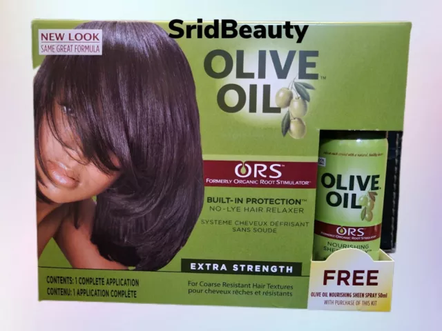 ORS Relaxer Kit Extra Strength With Free Sheen Spray 50ml