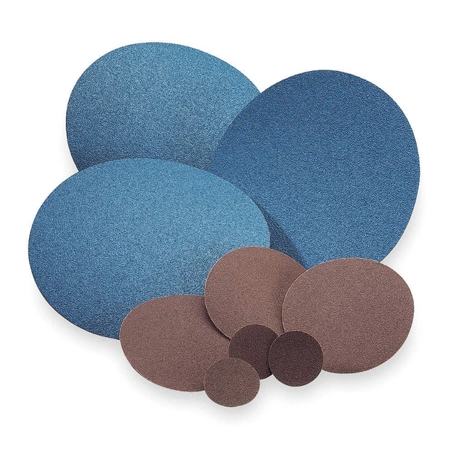 NORTON 66261136589 PSA Sanding Disc,AlO,Cloth,5 In,36 Grit