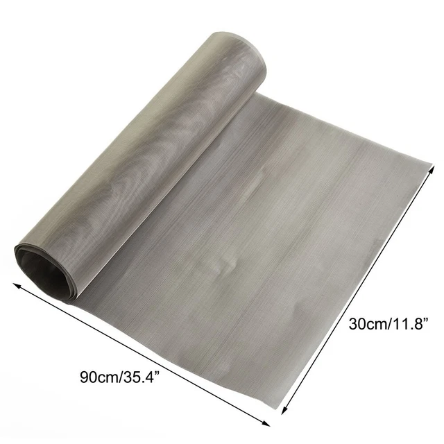 Edelstahl-Gewebe 400 Maschen – 200x25cm Für Filter, Lüftung & DIY