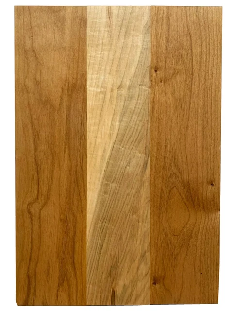 Alder & Ambrosia Maple Electric Guitar Body Blank, 3 Piece Glued Solid Body,
