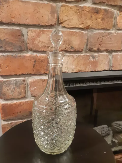 Beautiful Vintage Glass Decanter