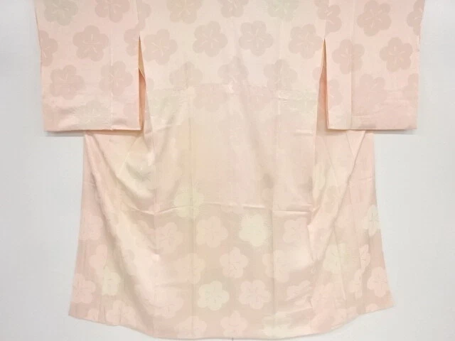 41062# Japanese Kimono / Antique Juban / Shibori / Ume Blossom