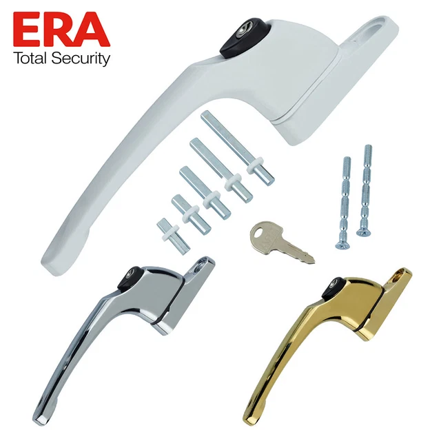 UNIVERSAL UPVC WINDOW Handle Inline Key Locking Espag Double Glazing £7 ...