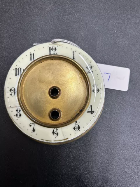 antique French Clock Enamelled Dial