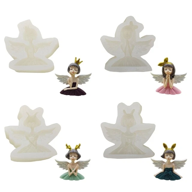 Wing Angel Princess Silicone Cake Vegetable Fudge Candy Dessert 2