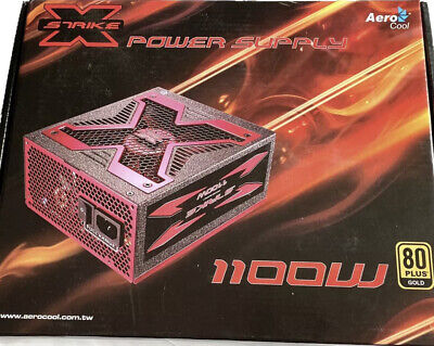 @COIL WHINE@ Aerocool Strike-X 1100W 1000w PSU 80 Plus Gold Power Supply