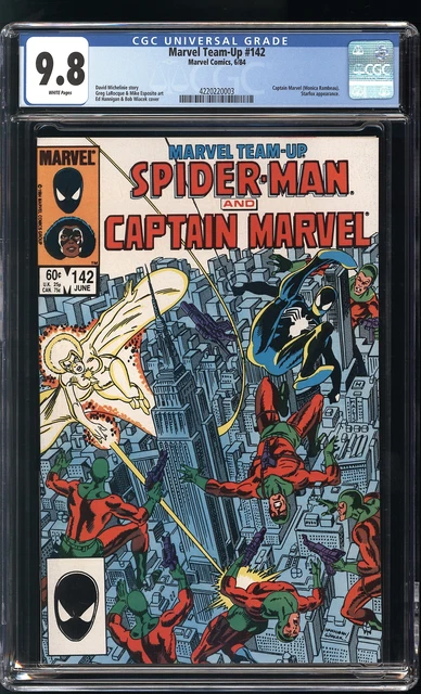Marvel Team-Up 142 CGC 9.8 NM/M Captain Marvel & Starfox app Spider-Man